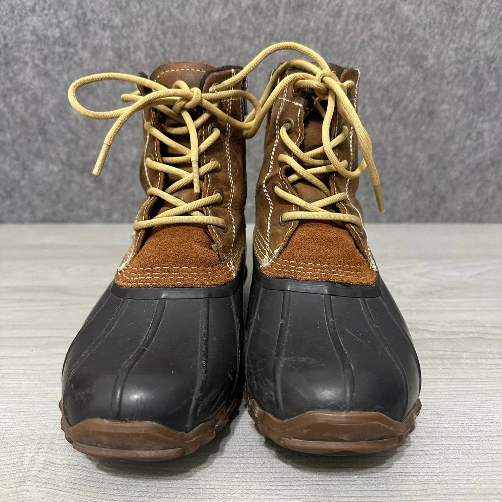 Wolverine‎ Torrent Duck Boots Womens 9 Brown Black Waterproof Leather Rain